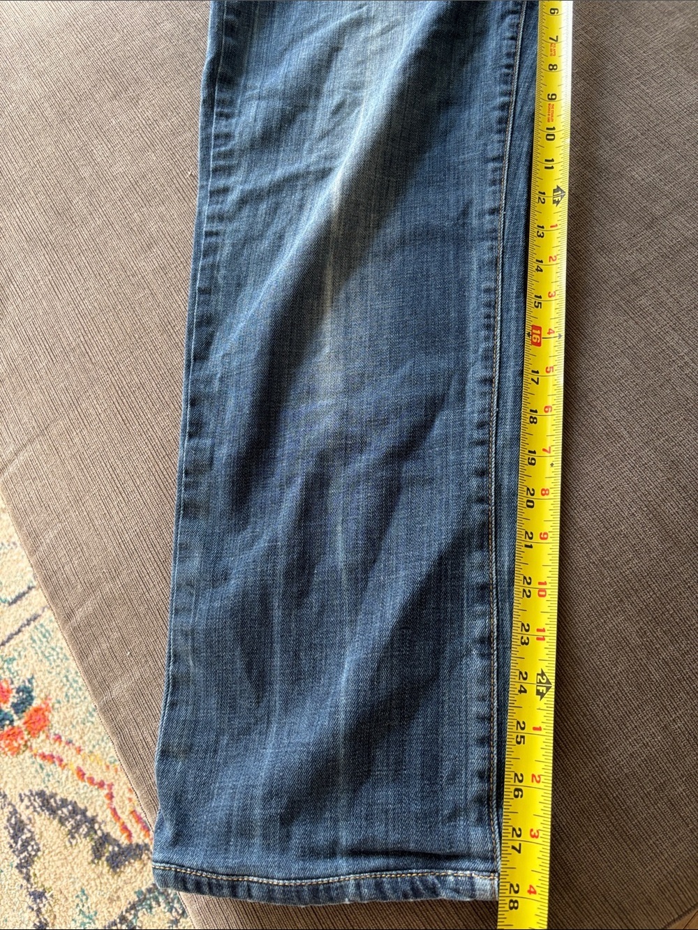 Joe's Jeans Men's 32x28 The Rebel Straight Leg Jeans Rare Short Ankle Length - Picture 9 of 9